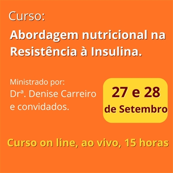 Abordagem nutricional na resistência à insulina- Ed. 2025.